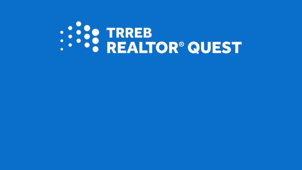 blue logo for TRREB REALTOR QUEST 2024