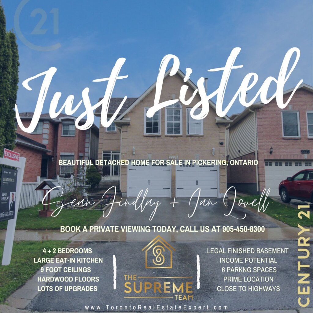 Just Listed Flyer for 2274 Chapman Court